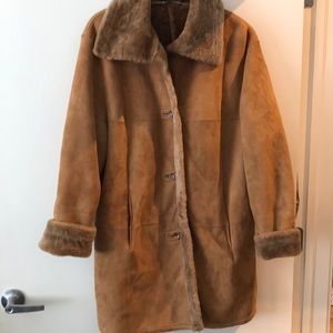 Autunno Shearling Suede walking Jacket